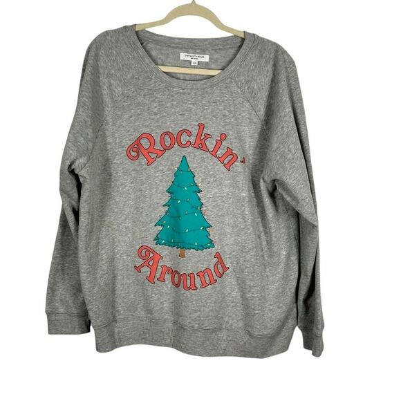 Grayson Threads Rockin’ Around the Christmas Tree Sweatshirt Size 1X - Picture 1 of 5